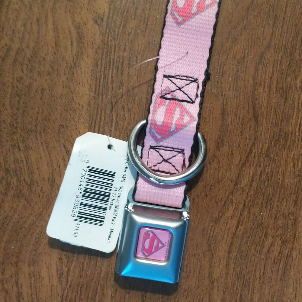 Supergirl dog collar